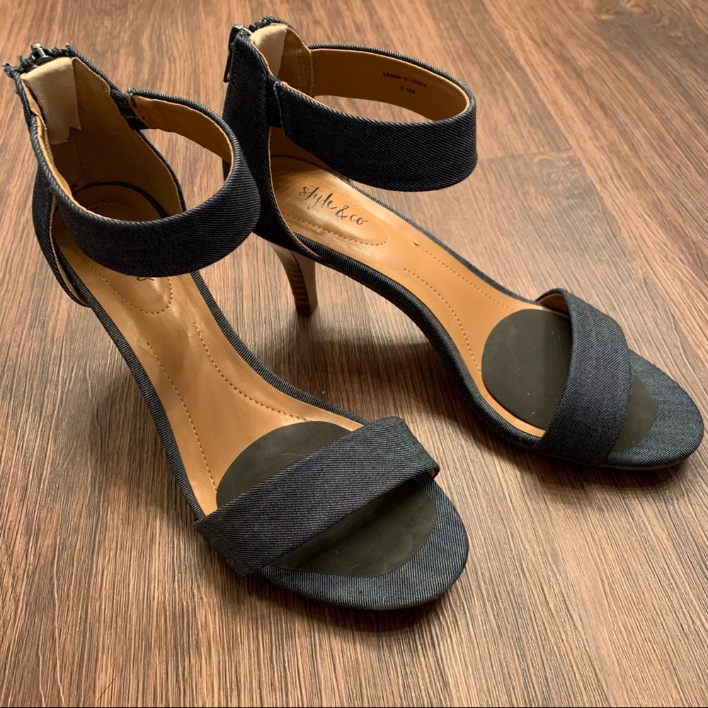 Denim Heels